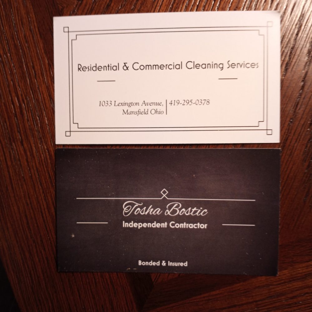 TOSHA BOSTIC CLEANING Mansfield, Ohio Office