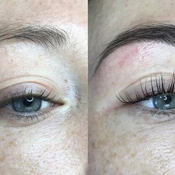JS Beauty Services - Eyelash lift and eyebrow tint!