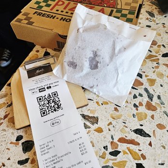 Marc’s Artisanal Pizzeria - The bill with leftovers for tomorrow - Pizza Near Me - Miami Beach, Florida Marc’s Artisanal Pizzeria - The bill with leftovers for tomorrow - Pizza Near Me - Miami Beach, Florida