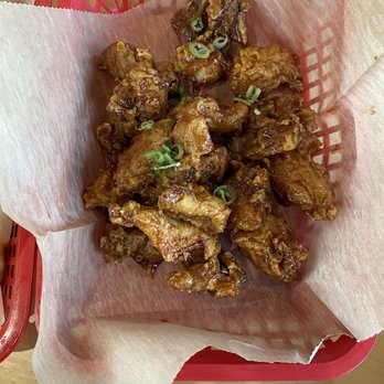 Kimchi Box - Popcorn Chicken with soy garlic sauce - Korean Near Me - Auburn Hills, Michigan
