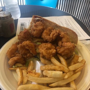 Not Just A Burger - Shrimp po-boy special - Seafood Near Me - Flowood, Mississippi