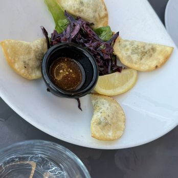 The Brass Monkey - Lobster, shrimp and crab wontons (€13) - Fish & Chips Near Me - Howth, D