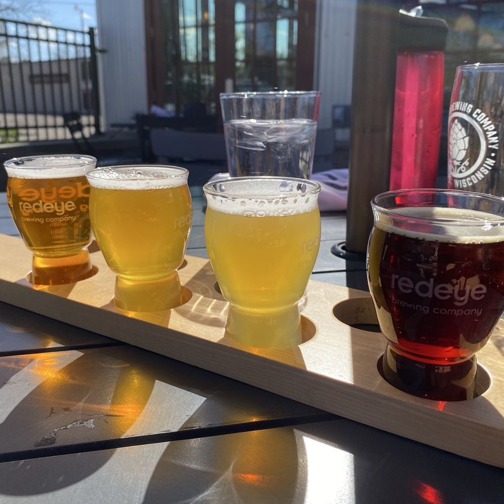 Redeye beer flight Redeye beer flight