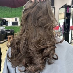 Martha's Salon - Great long layered cut by Patty!