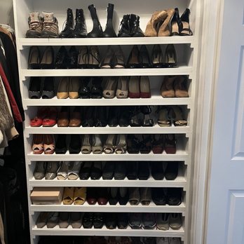 The Lopez Organization - New shoe rack in walk-in closet - Painters Near Me The Lopez Organization - New shoe rack in walk-in closet - Painters Near Me