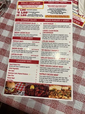 Menu photo 1 The Cajun Table Lafayette, LA