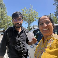 Babita Driving Instructor - My student Tushar just got his license today with only one class at Los Gatos.