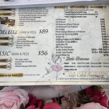 Aria Nail Lounge - Menu - Nail Salons Near Me - Pasadena, California