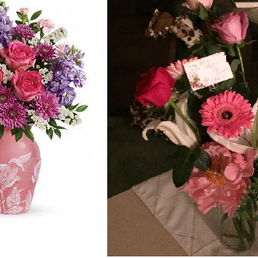Left: what I ordered. Right: what was delivered. Note that I paid the highest amount for a Premium bouquet. Left: what I ordered. Right: what was delivered. Note that I paid the highest amount for a Premium bouquet.