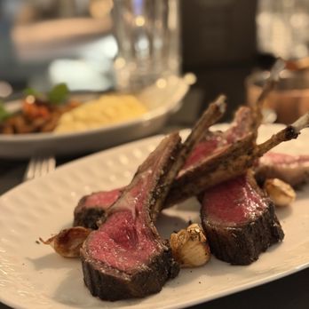 Barbouzard - Grilled Lamb Chops with polenta and the loveliest Ratatouille ever! - Mediterranean Near Me - Washington, DC, District of Columbia