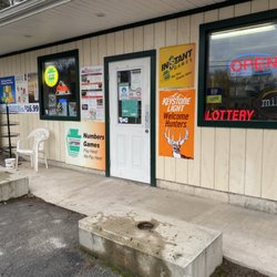 Dave's Service Station - Outside, the door to the left is the entry to the beer store