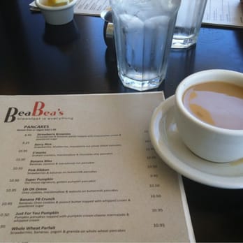 Bea Bea's - Huge menu at Bea Bea's - Coffee & Tea Near Me - Burbank, California