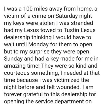 Tustin Lexus Service - My review - Auto Repair Near Me - Tustin, California Tustin Lexus Service - My review - Auto Repair Near Me - Tustin, California