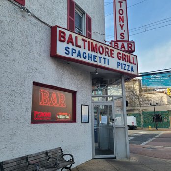 Tony's Baltimore Grill - Exterior - Pizza Near Me - Atlantic City, New Jersey
