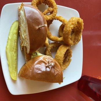 Lynx Lake Cafe - Schnitz no6 with onion rings - German Near Me - Prescott, Arizona Lynx Lake Cafe - Schnitz no6 with onion rings - German Near Me - Prescott, Arizona