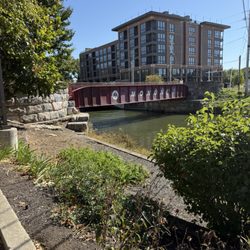 Central Canal Towpath - Monon crossing bridge