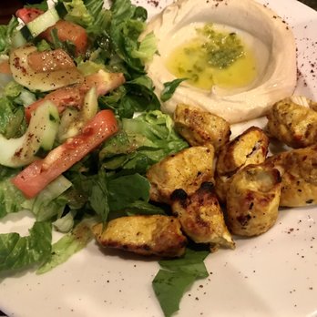 Mona's Cafe - Delicious chicken kabobs with salad and hummus! - Middle Eastern Near Me - New Orleans, Louisiana Mona's Cafe - Delicious chicken kabobs with salad and hummus! - Middle Eastern Near Me - New Orleans, Louisiana