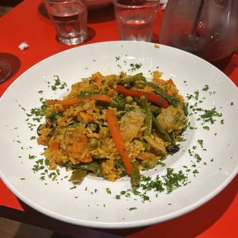 EZ Paella & Tapas - Veggie Caribbean Paella - Spanish Near Me - New York, New York EZ Paella & Tapas - Veggie Caribbean Paella - Spanish Near Me - New York, New York