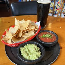 Chips Salsa and Guacamole