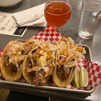 Wynkoop Brewing - CARNITAS TACOS - Pool Halls Near Me - Denver, Colorado