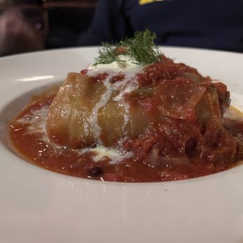 Kachka - Golubtsi- stuffed cabbage with lingonberry tomato sauce - Russian Near Me - Portland, Oregon