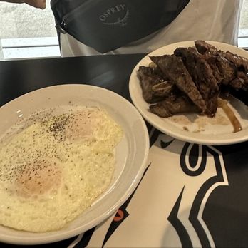 Boots & Kimo's Homestyle Kitchen - Pulehu ribs and eggs... Ribs were ONO! - Hawaiian Near Me - Kailua, Hawaii Boots & Kimo's Homestyle Kitchen - Pulehu ribs and eggs... Ribs were ONO! - Hawaiian Near Me - Kailua, Hawaii