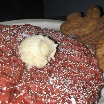 Johnny's Chicken and Waffles - Red Velvet Waffle - Chicken Shop Near Me - College Park, Georgia Johnny's Chicken and Waffles - Red Velvet Waffle - Chicken Shop Near Me - College Park, Georgia
