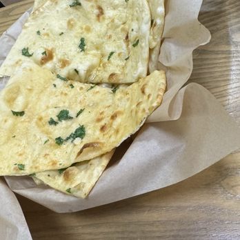 Minerva Grand - Garlic naan - Indian Near Me - Tracy, California