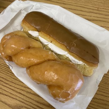 Donut Spot - Glaze donut and maple donut with whipped cream - Donuts Near Me - Orangevale, California Donut Spot - Glaze donut and maple donut with whipped cream - Donuts Near Me - Orangevale, California