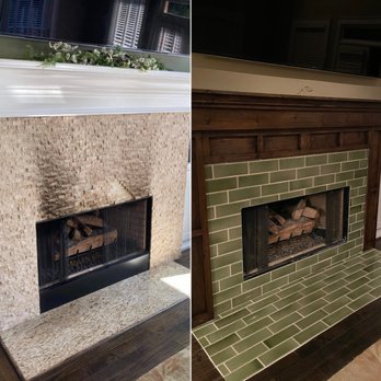 Hands You Demand - Remodeled fireplace - Handyman Near Me - Tucker, Georgia