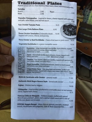 Menu photo 7 El Cantaro Monterey, CA
