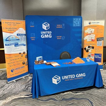 United GMG - Branded printed materials for trade show - Printing Services Near Me - Mount Prospect, Illinois United GMG - Branded printed materials for trade show - Printing Services Near Me - Mount Prospect, Illinois
