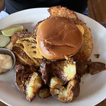 Harvey Wallbangers - Chicken katsu and house fried potatoes. - New American Near Me - Rockford, Illinois