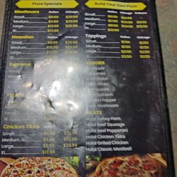 Fusion Food - Menu