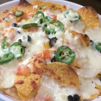 KPG Kitchen & Bar - Nachos with mozzarella cheese, black olives, and jalapenos. - Pizza Near Me - Kent, Connecticut KPG Kitchen & Bar - Nachos with mozzarella cheese, black olives, and jalapenos. - Pizza Near Me - Kent, Connecticut