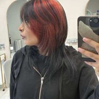 7 Qi Ao Salon - Side profile of the after ! - Hair Salons Near Me - Houston, Texas