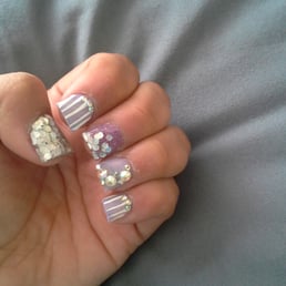 Short, flared, bling... I wanted to try something new! Super pleased!