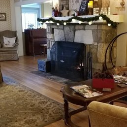 Living room, fireplace