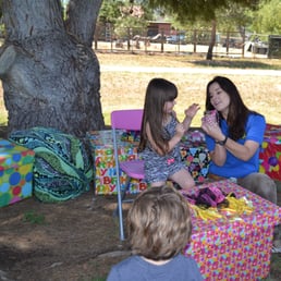 Animals come in wrapped boxes and children have to guess what animals inside when given clues Animals come in wrapped boxes and children have to guess what animals inside when given clues