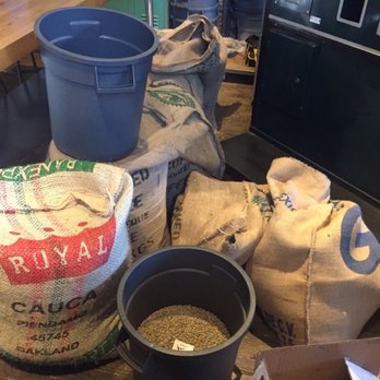 Exo Roast Co - Roasting Area- bags - Coffee Roasteries Near Me - Tucson, Arizona