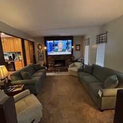 Lifestyle Furntr Showcase - Furniture 2 couches, recliner and glider rocker!! Highly recommend this family owned business!!