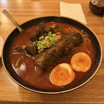Haven - Braised Beef Noodles in Red Chili Broth - Asian Fusion Near Me - Madison, Wisconsin Haven - Braised Beef Noodles in Red Chili Broth - Asian Fusion Near Me - Madison, Wisconsin