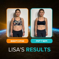 LunaFit Gym - Lisa's Before and After