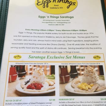 Eggs 'n Things - Breakfast & Brunch Near Me - Honolulu, Hawaii Eggs 'n Things - Breakfast & Brunch Near Me - Honolulu, Hawaii