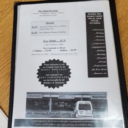 Mully's - Menu as of 11-7-22