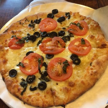 Your Pie - Create Your Own Pie - whole wheat dough, olive oil, mozzarella, tomato, black olives, and basil. - Pizza Near Me - Columbus, Georgia Your Pie - Create Your Own Pie - whole wheat dough, olive oil, mozzarella, tomato, black olives, and basil. - Pizza Near Me - Columbus, Georgia