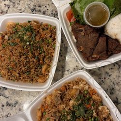 Pho & Grill - C18. Shrimp Fried Rice C12. Korean Style Grilled Beef