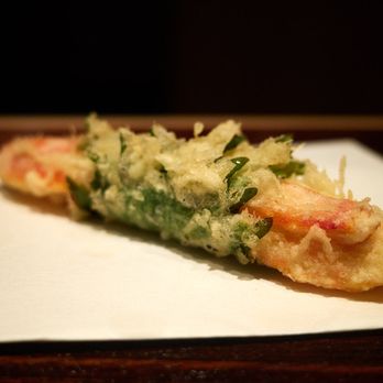 Tempura Ichika - Snow crab w/ shiso - Japanese Near Me - Honolulu, Hawaii