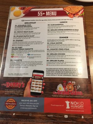 Menu photo 3 Denny's Fresno, CA