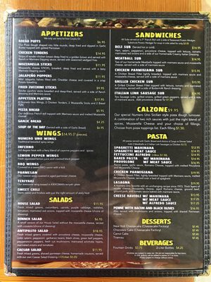 Menu photo 2 Numero Uno Pizza North Hollywood, CA